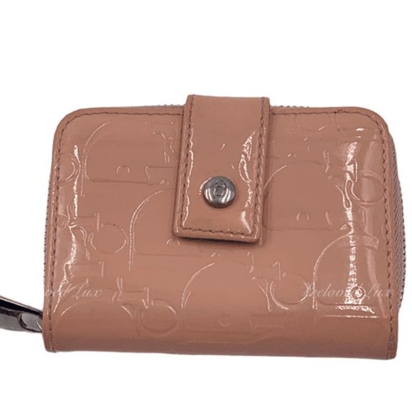 Authentic Christian Dior Pink Wallet Card Case - Picture 1 of 17